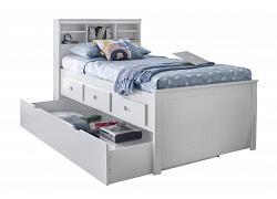 Vara 3ft single white,wood,twin guest bed frame 1